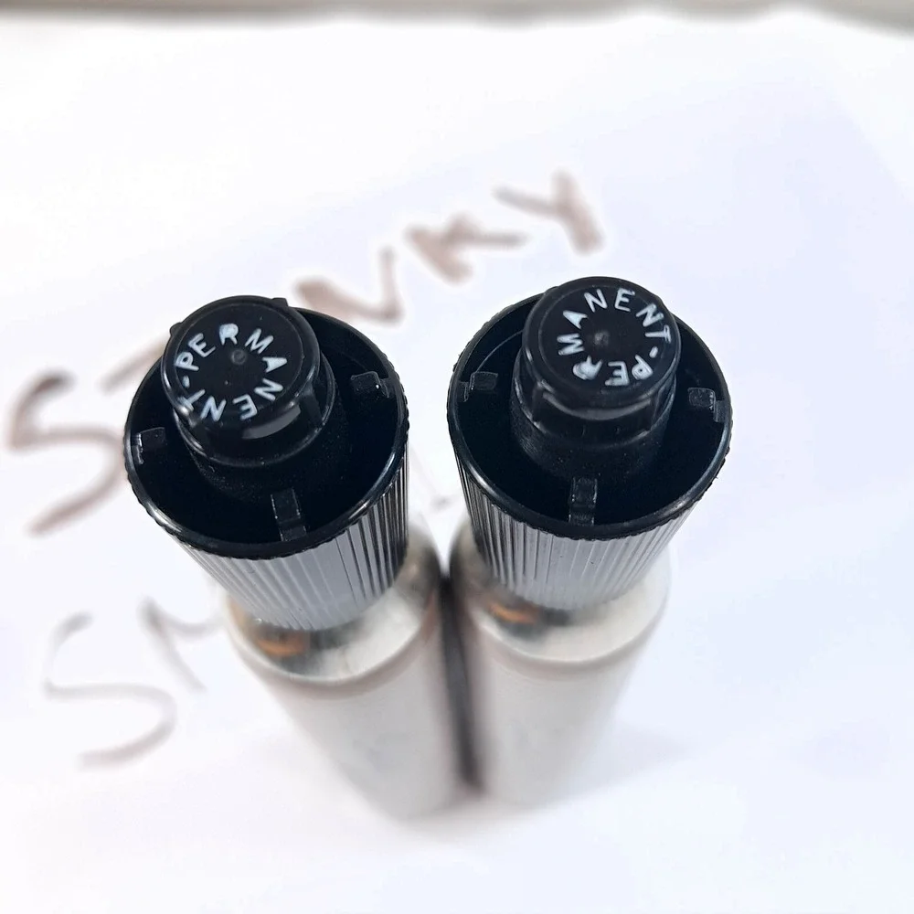 Vintage Sanford's King Size Markers x2 set‎ Black stinky Smelly ink metal WORKS!